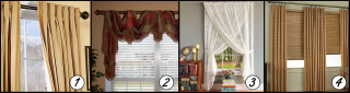 Majic Window provides examples of pleated panels, swags, cascading panels, and panels on rings.