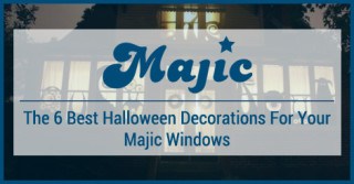 Majic Halloween window decorations