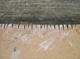 Cardboard teeth